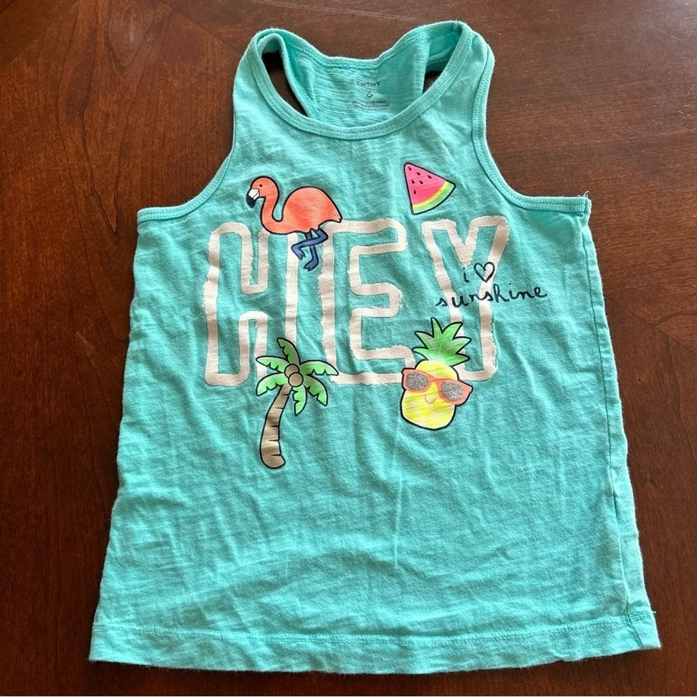 Carter’s | Colorful Kids Sleeveless Tops Set
